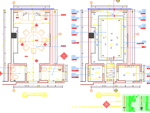  餐饮空间 餐厅cad平面图 