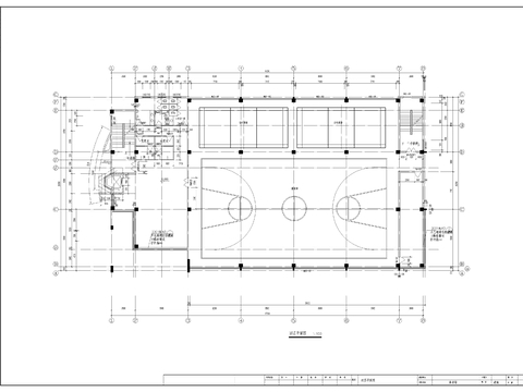  体育馆CAD施工图 