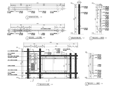  宣传栏cad大样图 