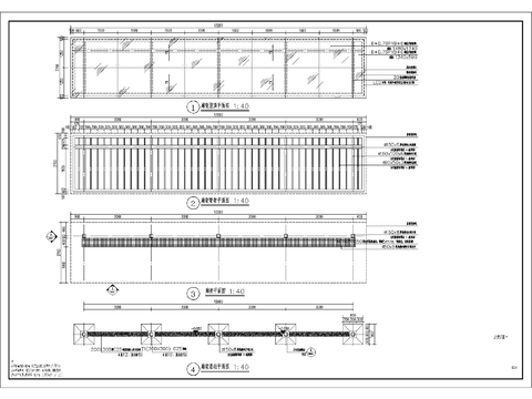  廊架节点大样图 