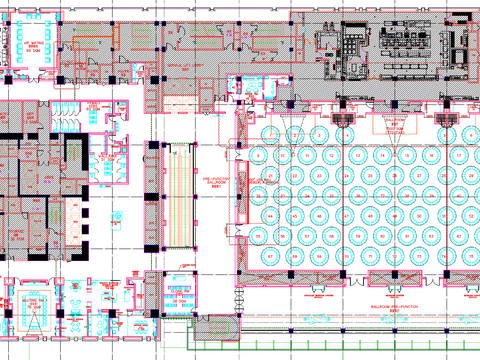  办公室cad平面图 