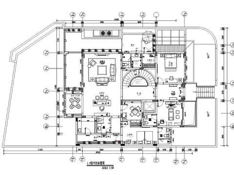  深圳曦城别墅CAD平面图 
