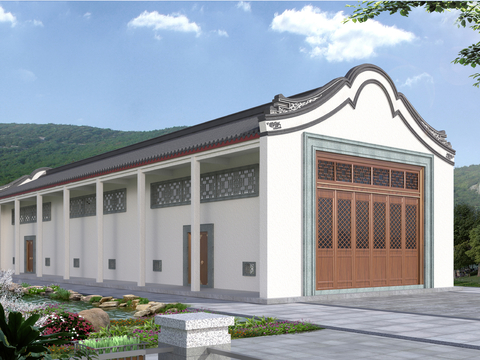  龍舟基地 中式建筑CAD施工圖 