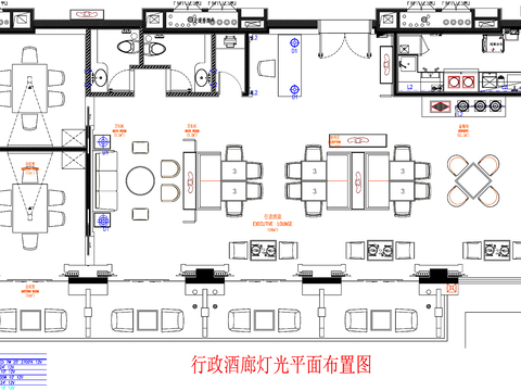  酒店餐厅cad平面图 