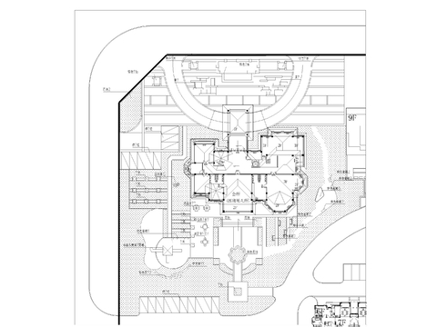  幼儿园平面图 园林cad平面图 