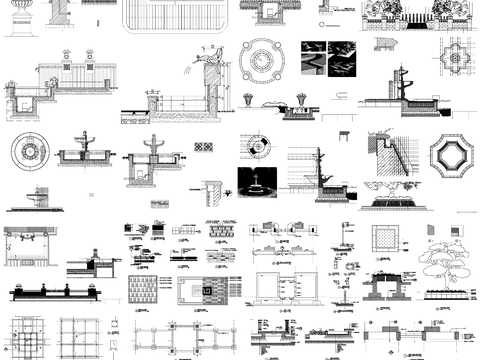 雕花素材 雕花CAD图库 