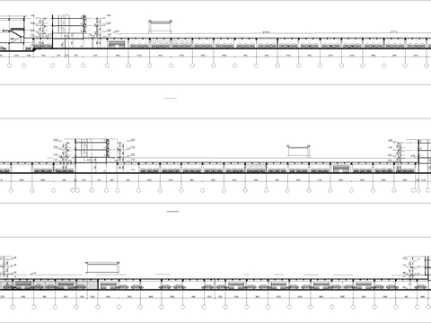 小区地下车库cad施工图 