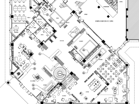  办公室cad平面图 