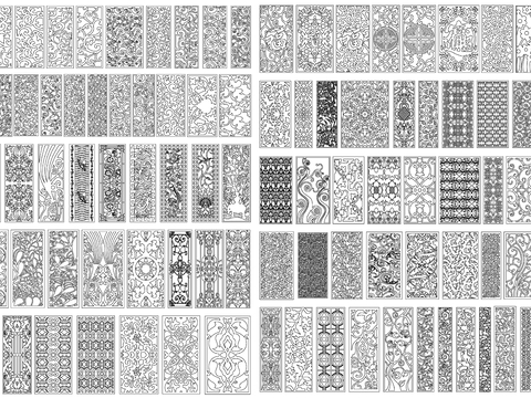  雕花素材 雕花CAD图库 