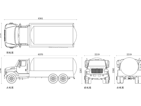  化粪池车设计 化粪池车结构 化粪池车功能 化粪池车操作cad大样图 