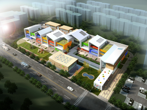  3层幼儿园cad施工图 