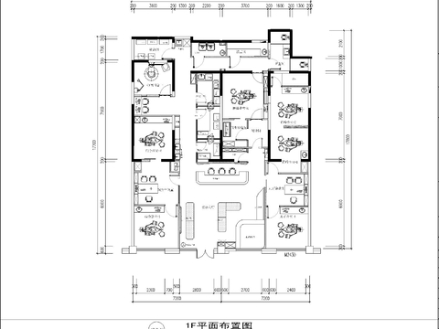  口腔医院cad施工图 