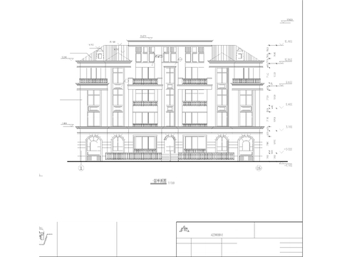  高層建筑 聯(lián)排建筑CAD施工圖 