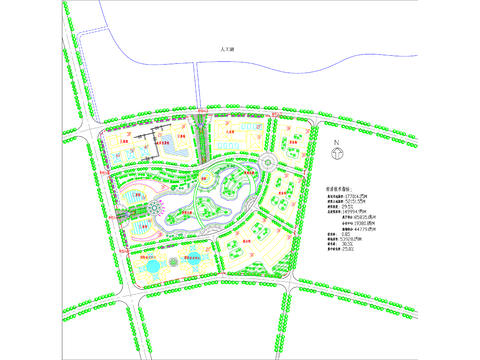  综合区cad平面图 