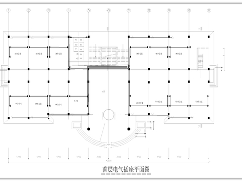  某生产办公楼电气设计cad施工图 
