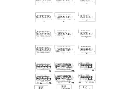  办公园区电气cad施工图 