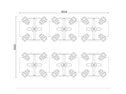  双排工位布局 双排工位隔断 双排工位尺寸 双排工位配置 双排cad大样图 