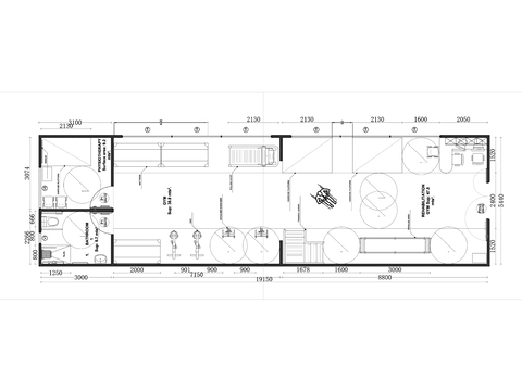  治疗室cad平面图 