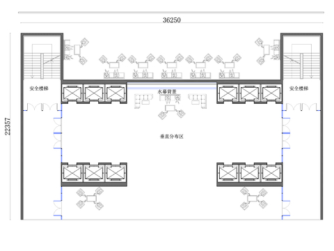  写字楼电梯cad图库 