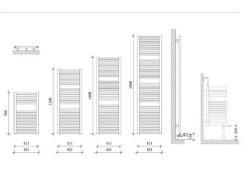  壁挂式加热器 立式加热器 小型加热器 大型加热器 圆形加热器cad大样图 