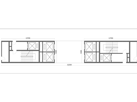  电梯厅设计cad图库 