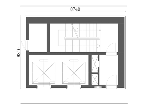  电梯入口图 电梯布局cad图库 