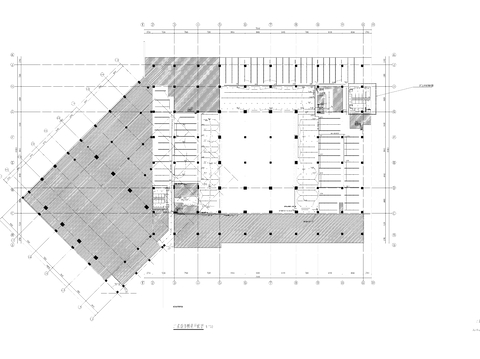  某地信息大楼装修电气天花cad平面图 