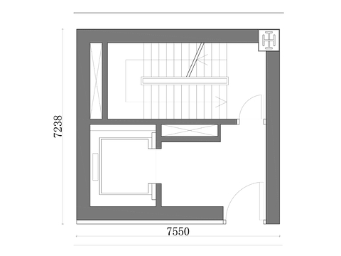  电梯位置图 电梯井道图 电梯门 电梯CAD平面图 
