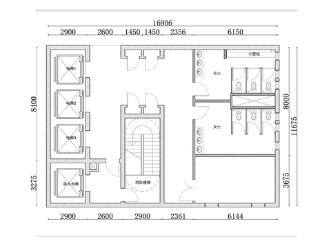  电梯入口cad图库 