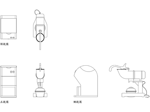  碎冰机平面图 碎冰机结构图 碎冰机设计图 碎冰机布局图 碎冰cad大样图 