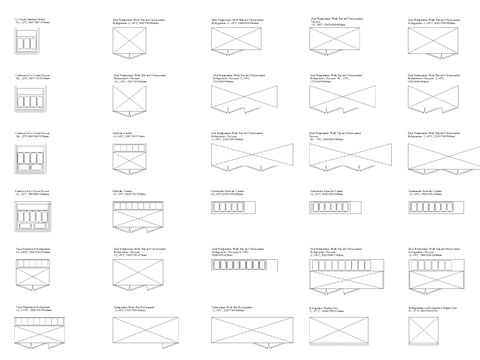  商用制冷设备cad图库 