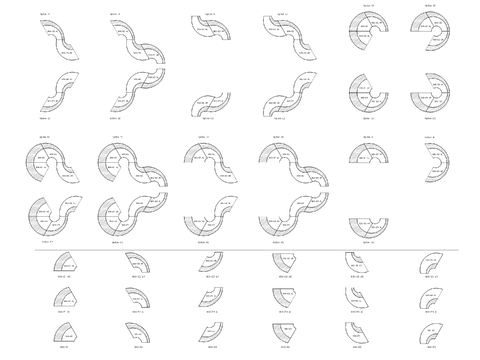  弧形沙发模块化组合沙发异形沙发cad图库 