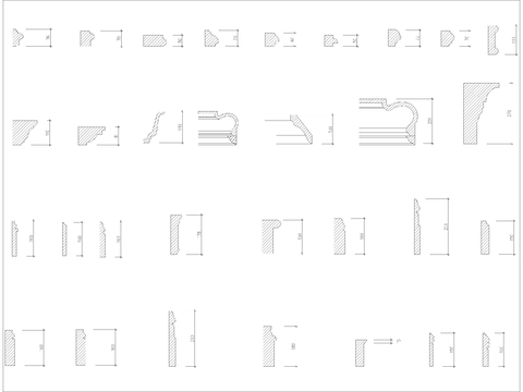  檐口剖面节点大样图 