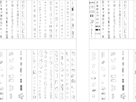  厨卫用品CAD图库 