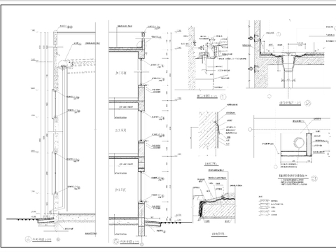  一字火车头厂房 建筑 结构水电暖通图 