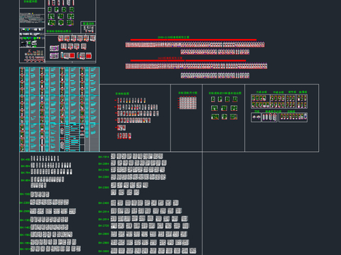  衣柜标准CAD图库 