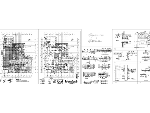  林苑小区标准间CAD施工图 