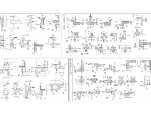  研發(fā)大樓建筑CAD施工圖 