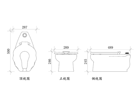  儿童专用马桶cad图库 
