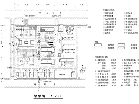  某医院全套中标方案CAD施工图 