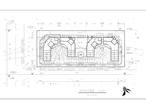  逸丽华庭建筑CAD施工图 