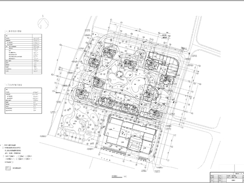  君悦花园建筑CAD施工图 