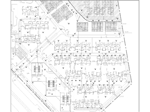  八套小区CAD施工图 