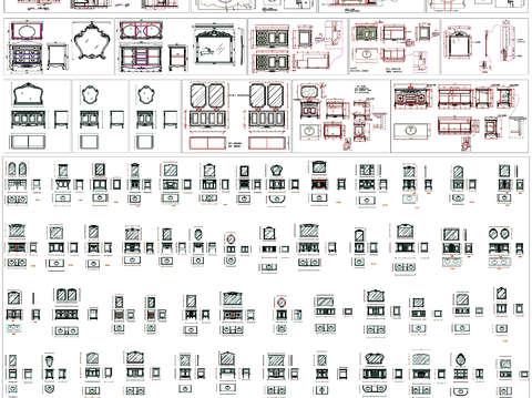 洗水池 洗手台 洗手盆 洗脸台CAD图库 