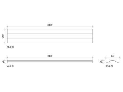  阁楼通风口cad平面图 