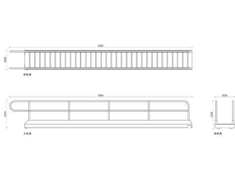  舷梯过道平面图 舷梯过道结构图 