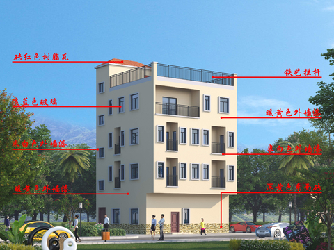  自建房 建筑CAD施工圖 