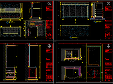  酒店设计 室内设计节点大样图 