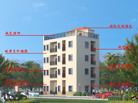  自建房 建筑CAD施工圖 