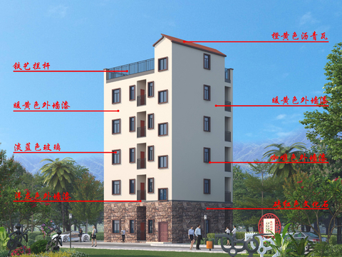  自建房 建筑CAD施工圖 